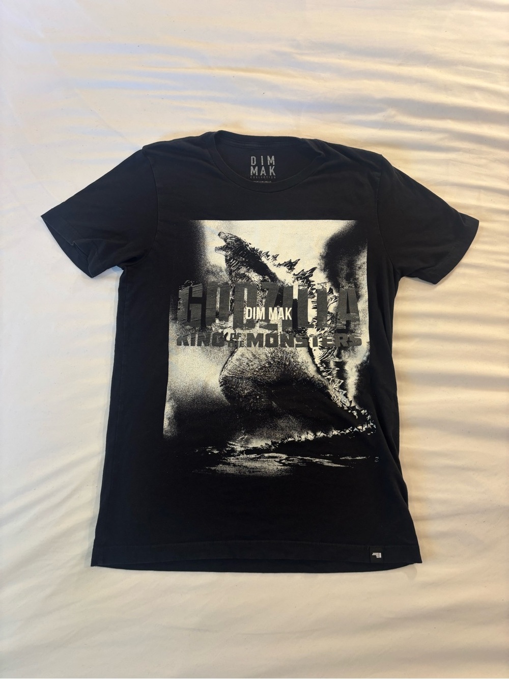 Men’s Black Godzilla - Dim Mak - Steve Aoki Graphic Short Sleeve Tee